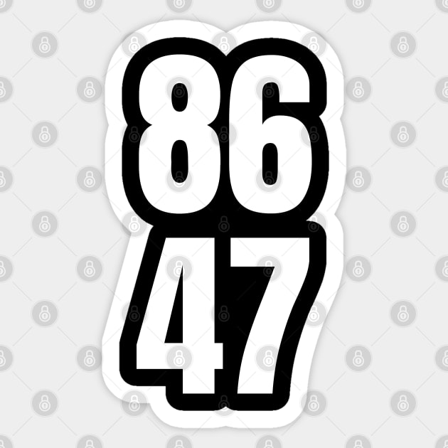 8647 Sticker by Creatifly Graphic Tees